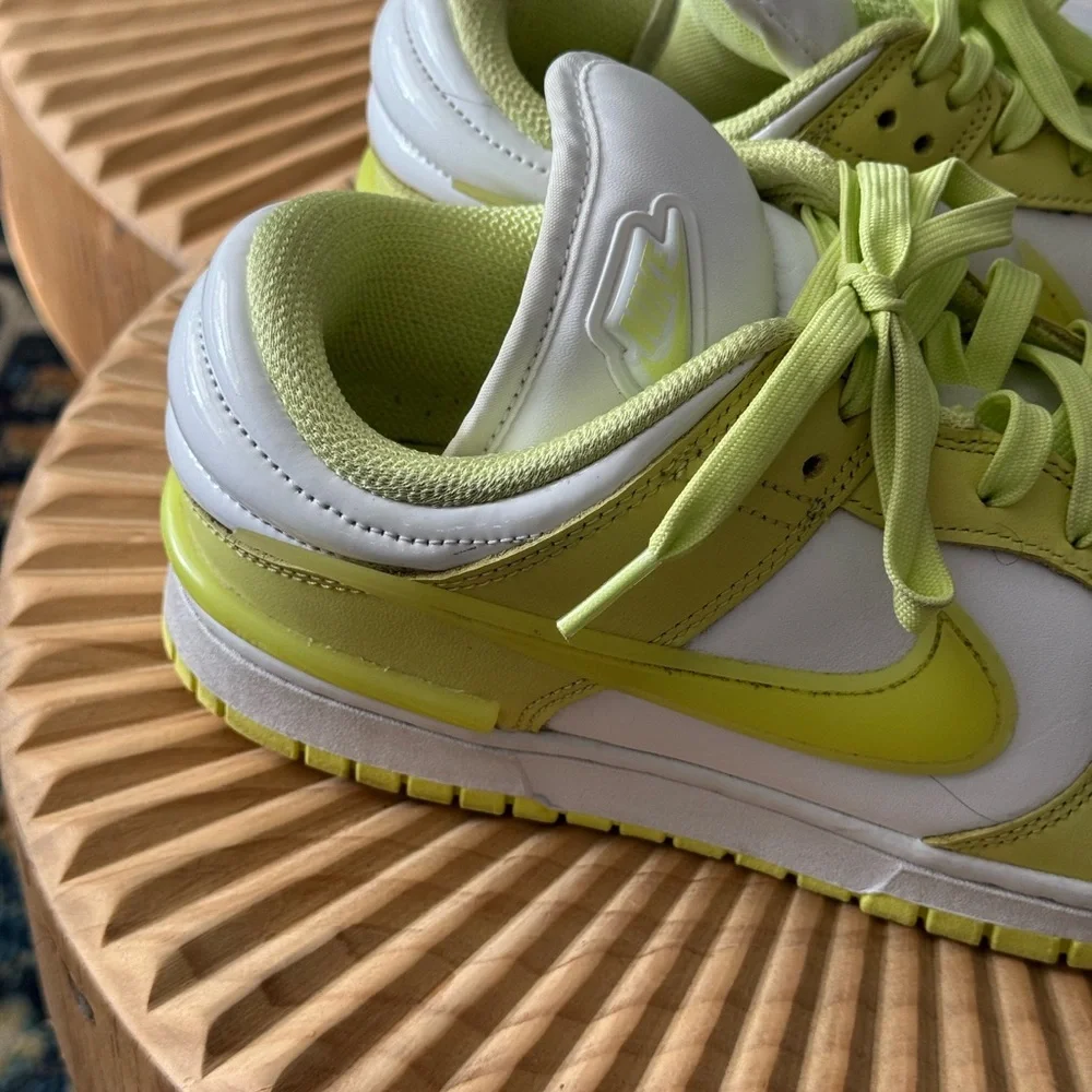 Nike Women's Dunk Low Twist Shoes - Light Lemon Twist size 11 Fun